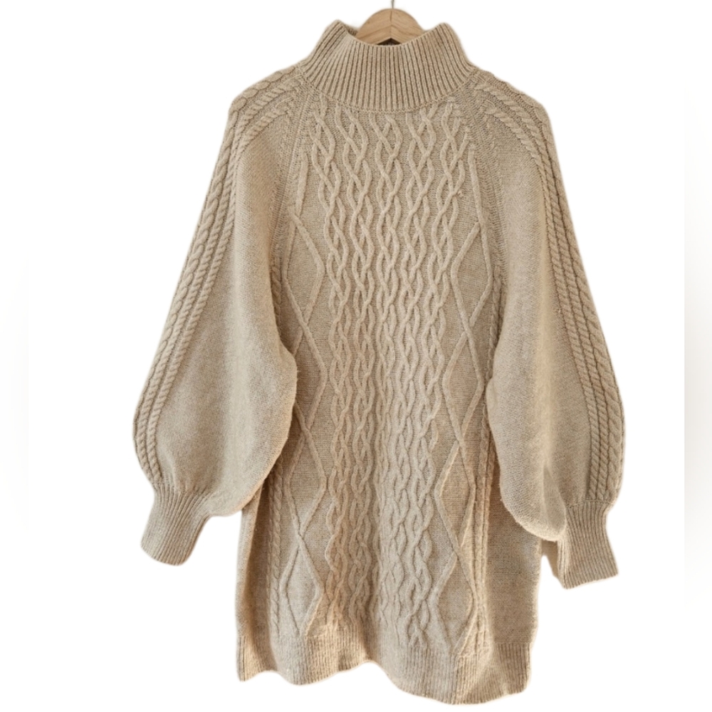 Cozy Cream Cable Knit Sweater